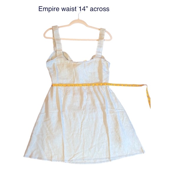 NWT Show Your MUMU. Tana Babydoll Dress in Shore Chambray. Size Large - Picture 6 of 15